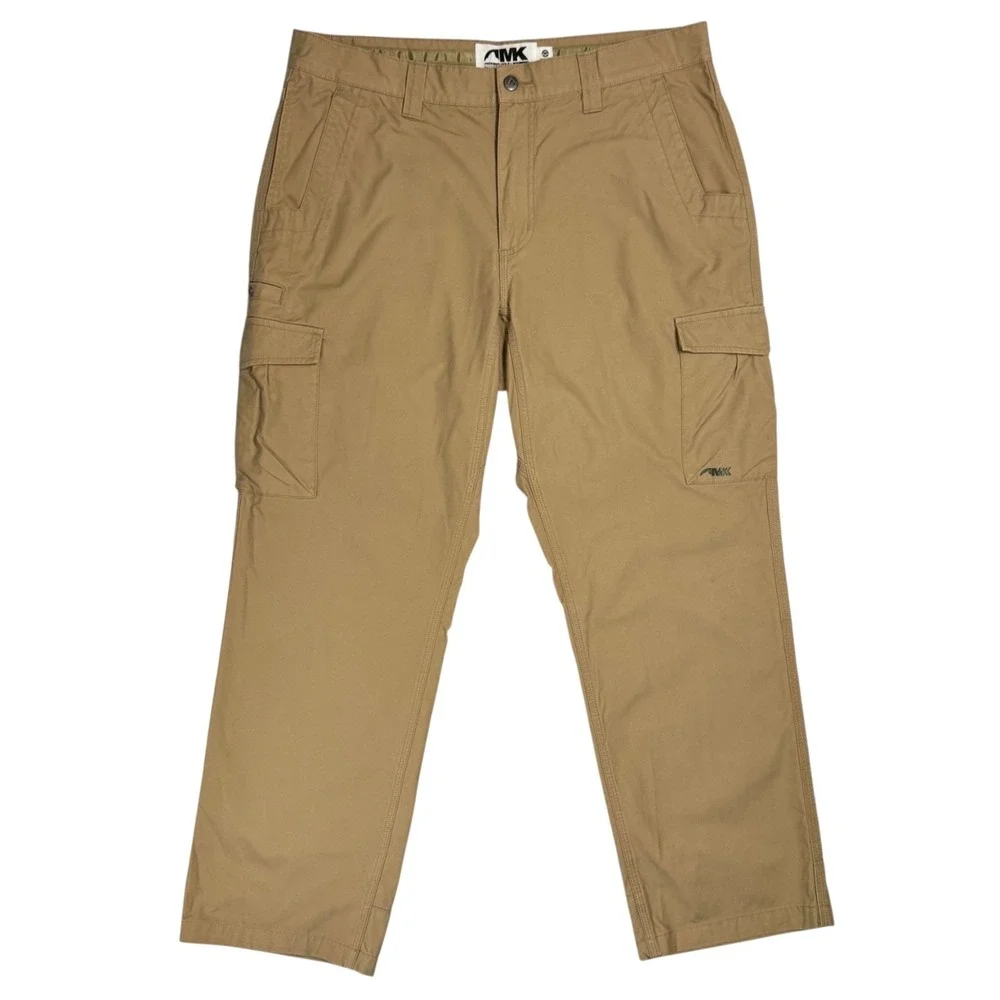 Mountain Khakis Canvas Cargo Pants Size 38x32 37 Utility Pockets Rugged Workwear